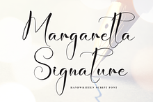 Margaretta Signature | Script Font