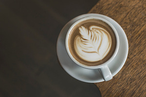 Latte in the morning light