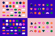 Vector stickers, an Object Graphic by venimo (Thumbnail 2 of 7)