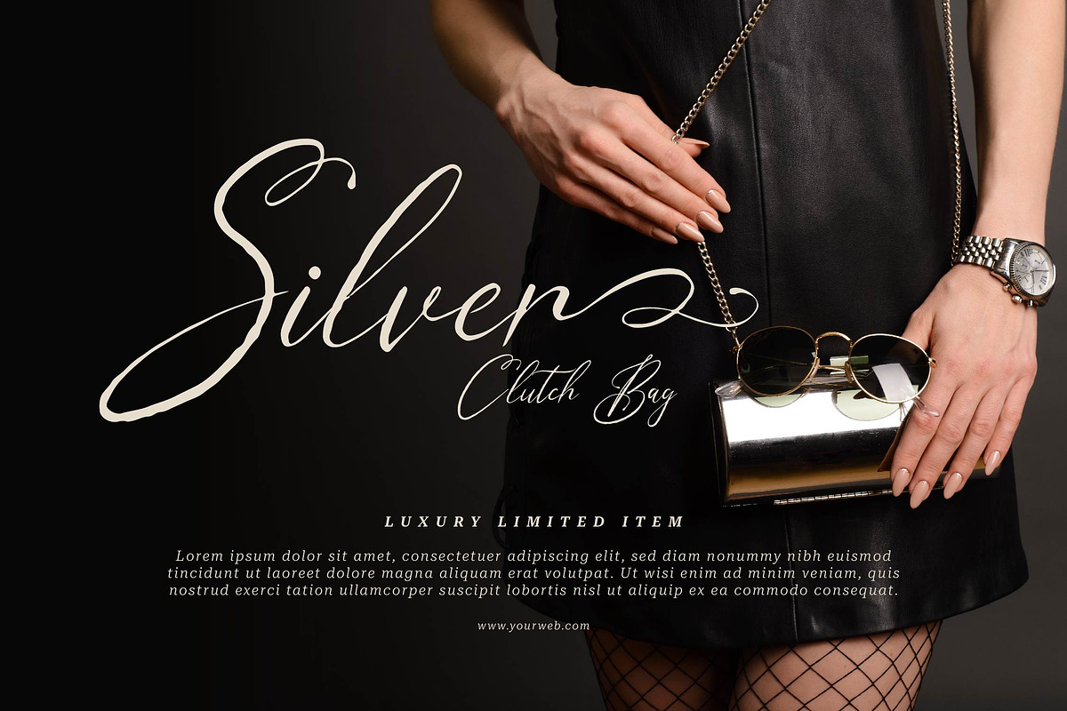 Geraldyn Brushko | Modern Calligraph, a Script Font by Denustudios (Photo 3 of 13)