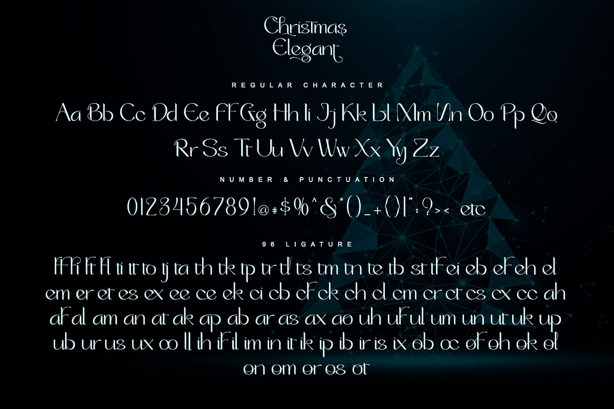 Christmas Elegant, a Serif Font by Letterara (Photo 8 of 10)