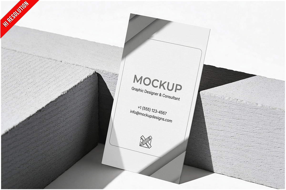 Business Card Perspective Angle PSD, a Product Mockup by Bruno's Shop (Photo 1 of 3)
