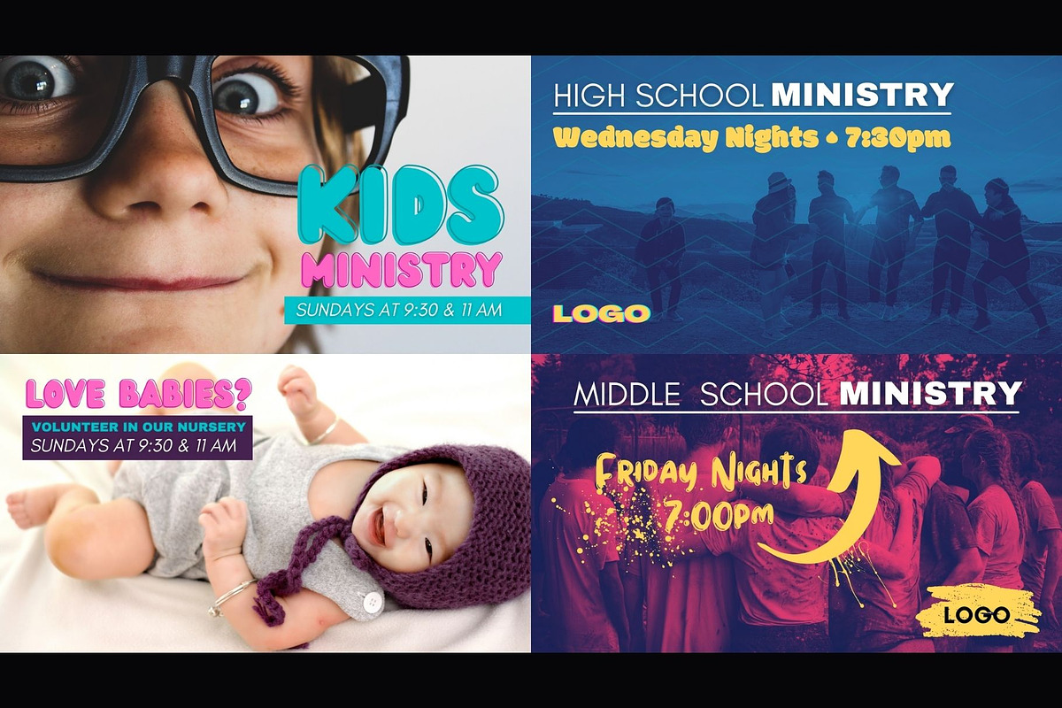 Canva Church Slide Kit Templates, a Presentation Template by Mike Brennan Art & Design (Photo 3 of 6)
