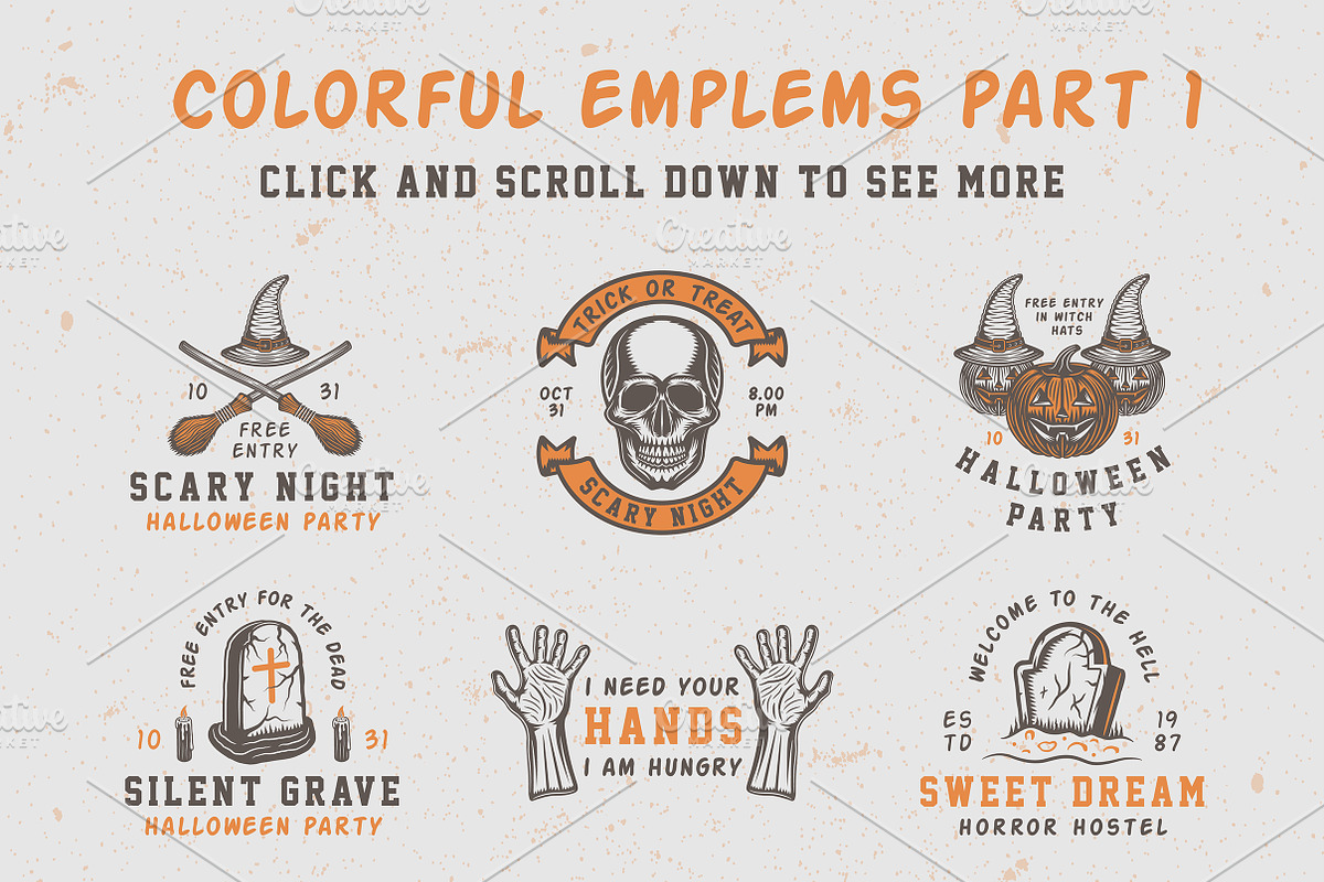 Halloween Massive Bundle, a Branding & Logo Template by AkimD (Photo 8 of 16)