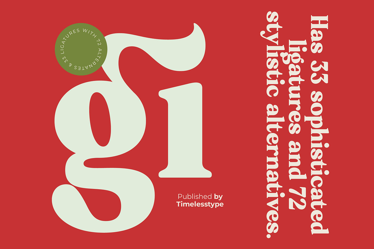 Rakuy Magist Modern Retro Serif, a Serif Font by timelesstype.co (Photo 16 of 20)