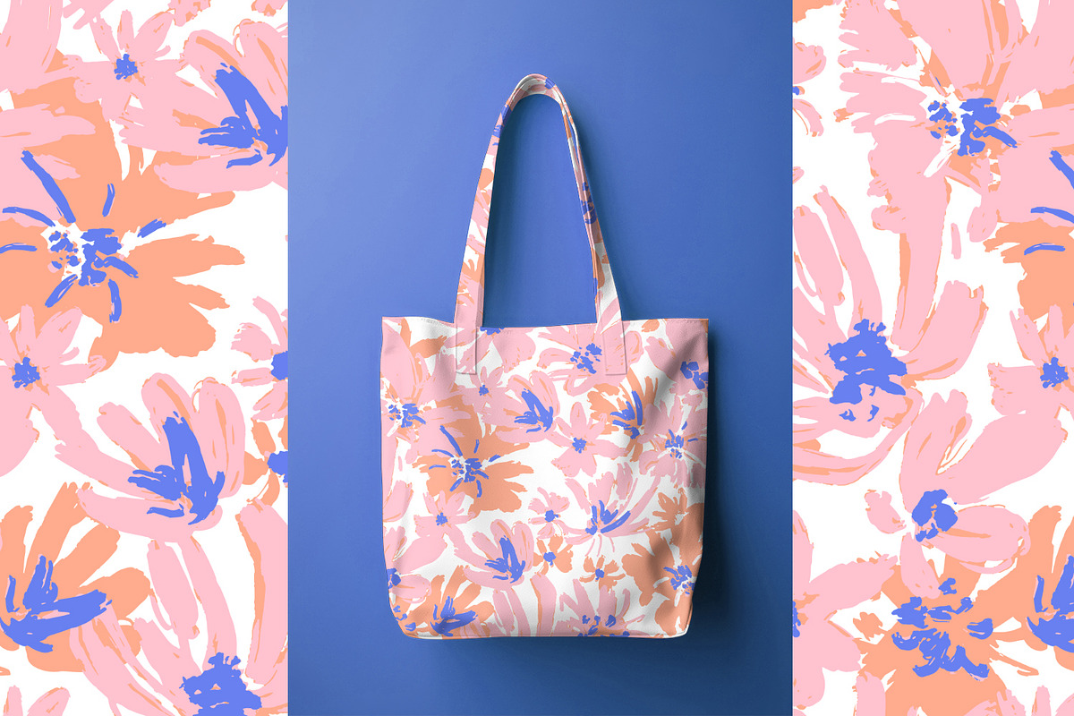 Summer Pink Flowers, a Pattern Graphic by MalyskaStudio (Photo 8 of 14)