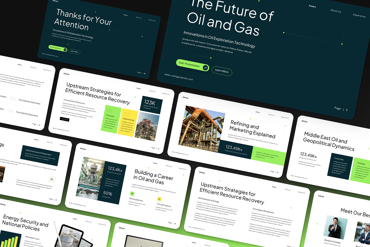 Oil and Gas Presentation preview 5