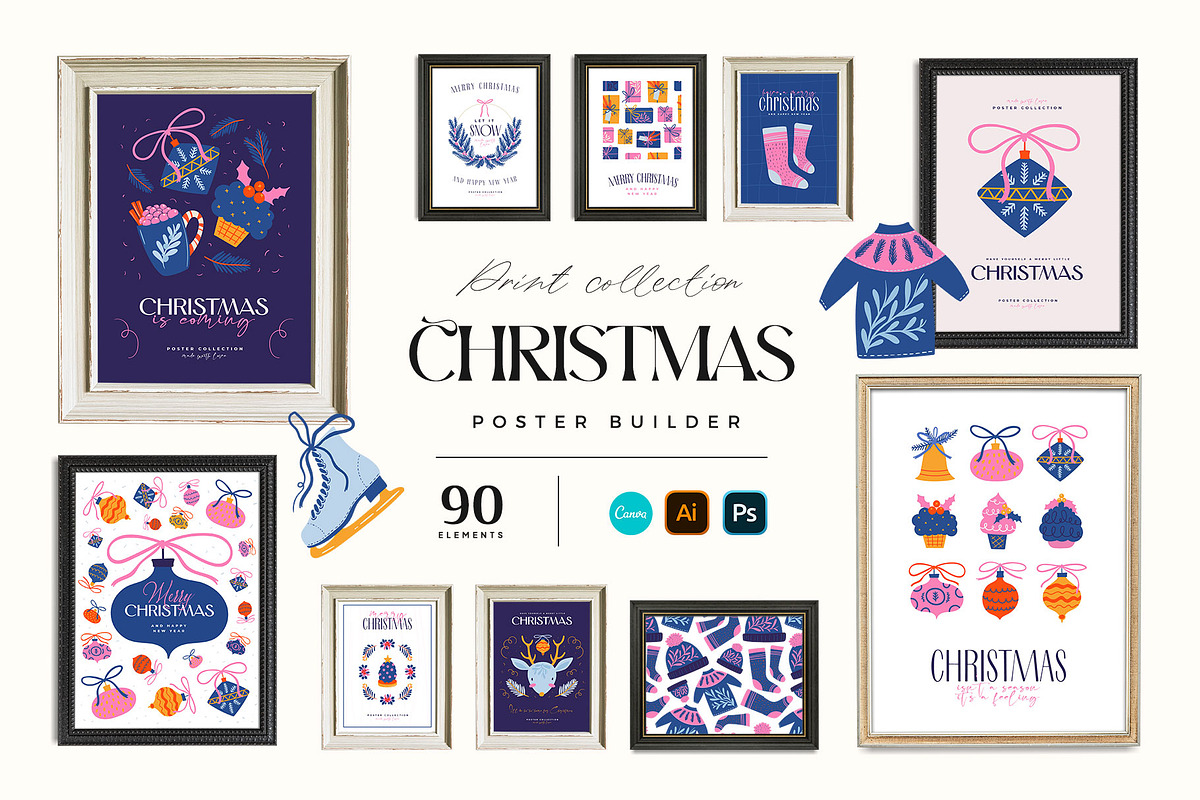 Xmas Bundle | 11 in 1 | 2 500, a Decorative Illustration by KetteCreate (Photo 44 of 58)