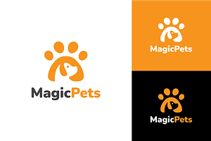 Magic Pets Logo, a Branding & Logo Template by zaqilogo