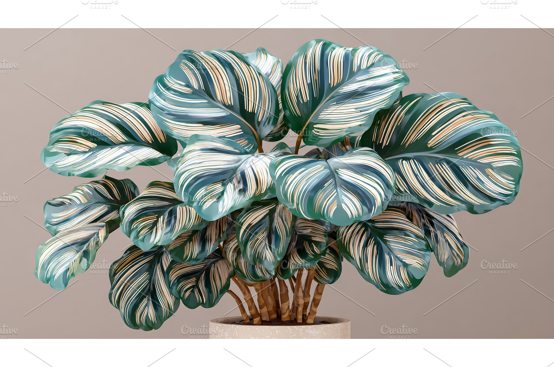 A houseplant with vibrant leaves, a Nature Photo by ZinetroN