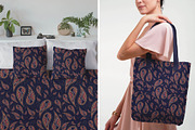 Indian Paisley Floral Pattern, a Pattern Graphic by PPEthnicDecorPattern (Thumbnail 5 of 6)
