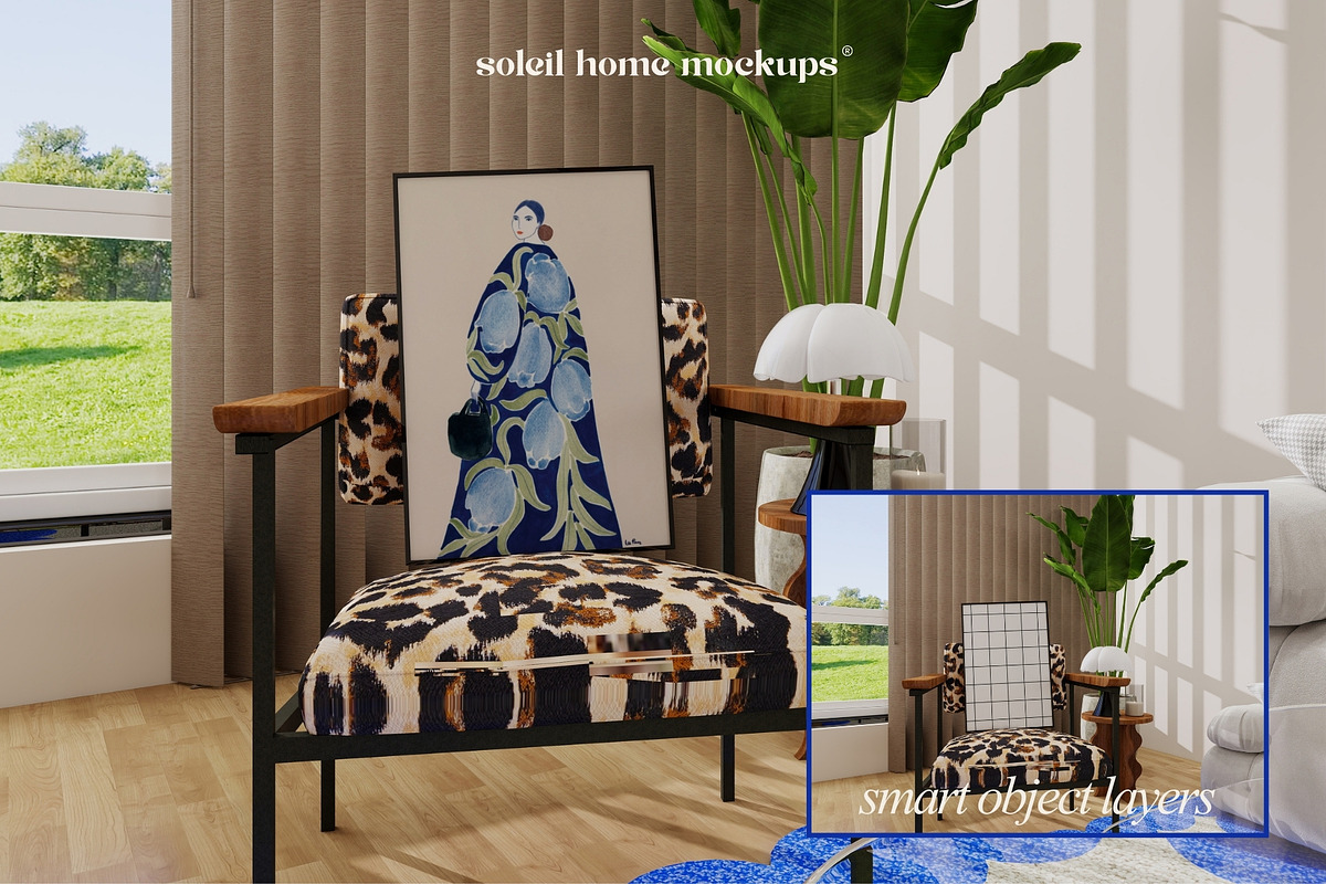 HELIA | Eclectic Frame Mockup Set, a Household Mockup by SoleilHomeMockups (Photo 5 of 11)