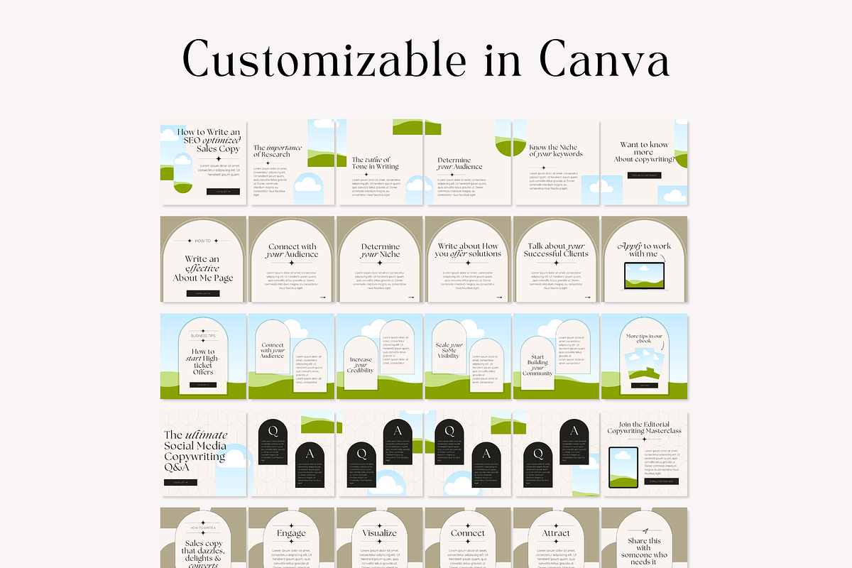 Instagram Carousel Post Luxe Canva, a Social Media Template by HerstedHertz (Photo 6 of 10)