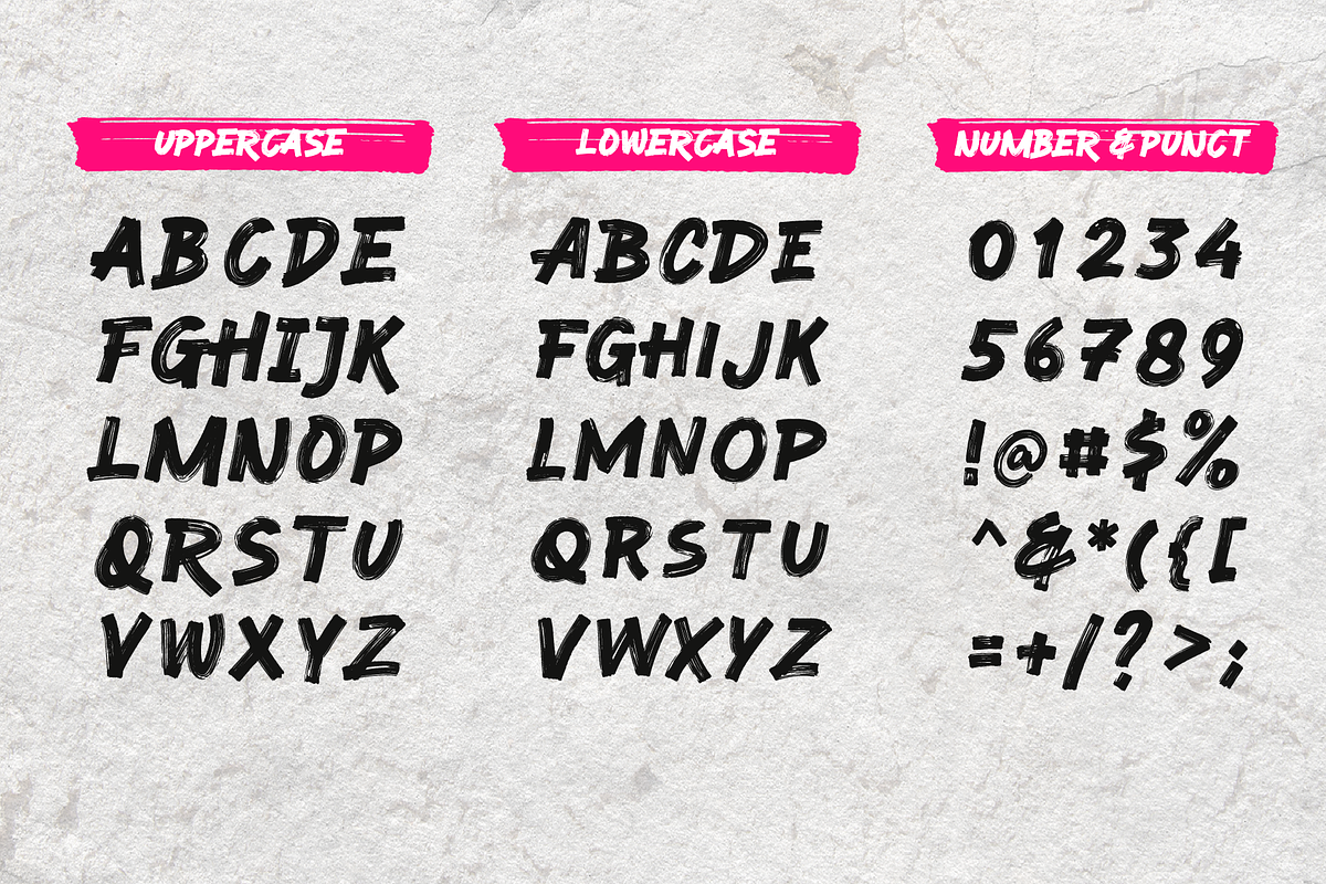 Retro Brush Arabic Font | Download preview 6
