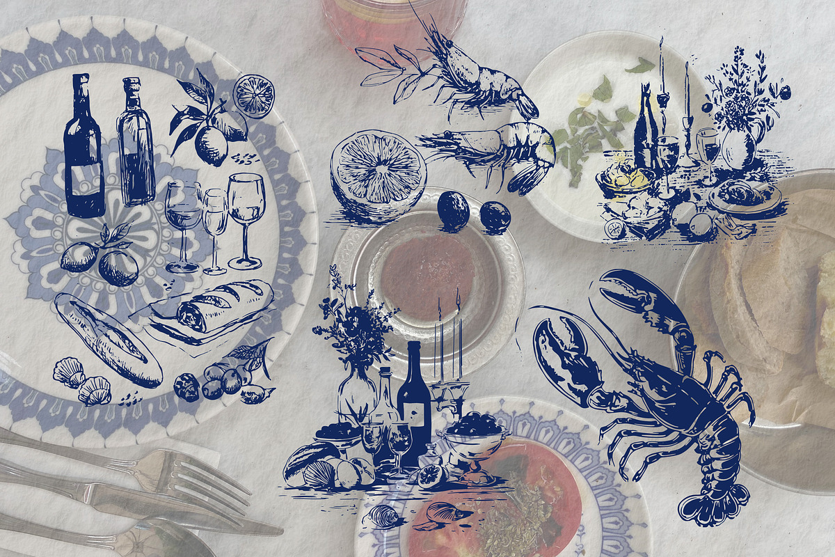 Mediterranean aesthetics, a Decorative Illustration by Chikovnaya (Photo 10 of 17)