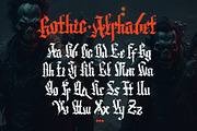 Gothic font - 11, a Blackletter Font by GeekClick (Thumbnail 17 of 17)