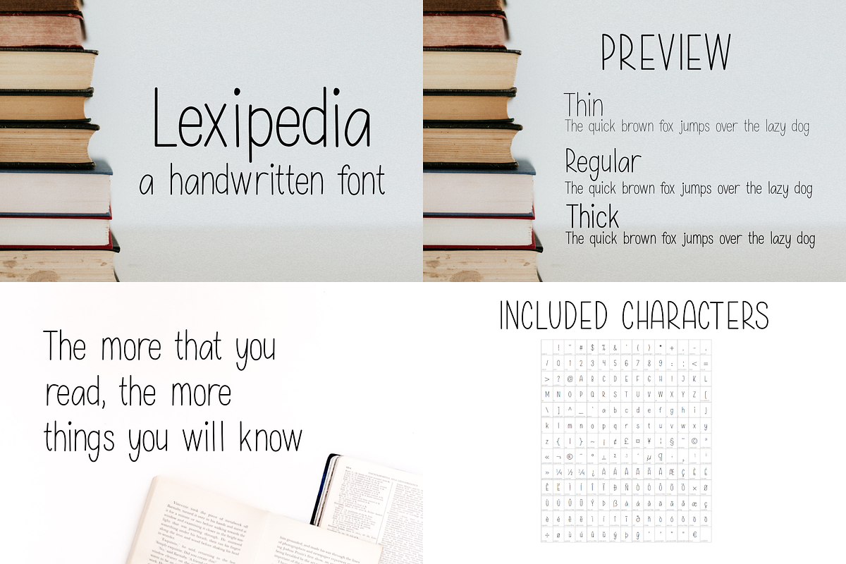FONT BUNDLE THREE | 4 handmade fonts, a Sans Serif Font by Design av MAD (Photo 4 of 5)
