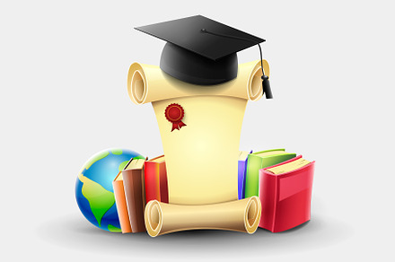 Graduation certificate of the academ
