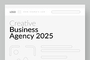 Creative Agency Website Wireframe, a Wireframe Template by CreativeShaper (Thumbnail 2 of 7)