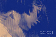 Halftoner - 5 Retro Halftone Effects, a Texture Graphic by Studio 2am (Thumbnail 2 of 6)