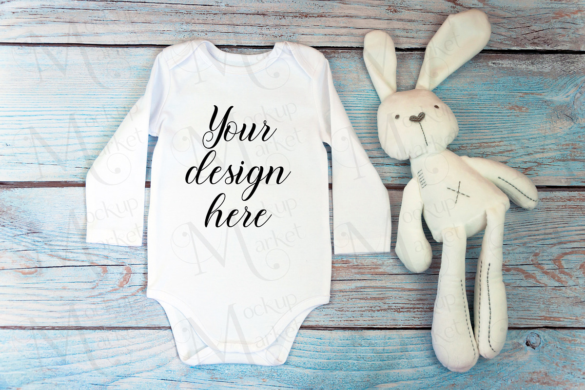 14 Bodysuit Mockup Bundle., a Print Template by MockupMarket (Photo 13 of 15)