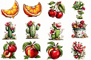 Whimsical Summer Clipart, an Illustration by Designworld (Thumbnail 2 of 7)