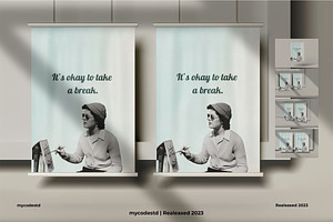 Poster Mockup, an Advertising Mockup by zpackcreative