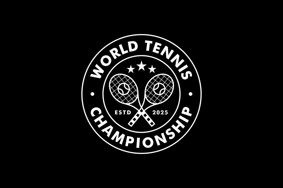 Tennis Sport Emblem Badge Logo, a Branding & Logo Template by Buqancreative (Photo 4 of 4)