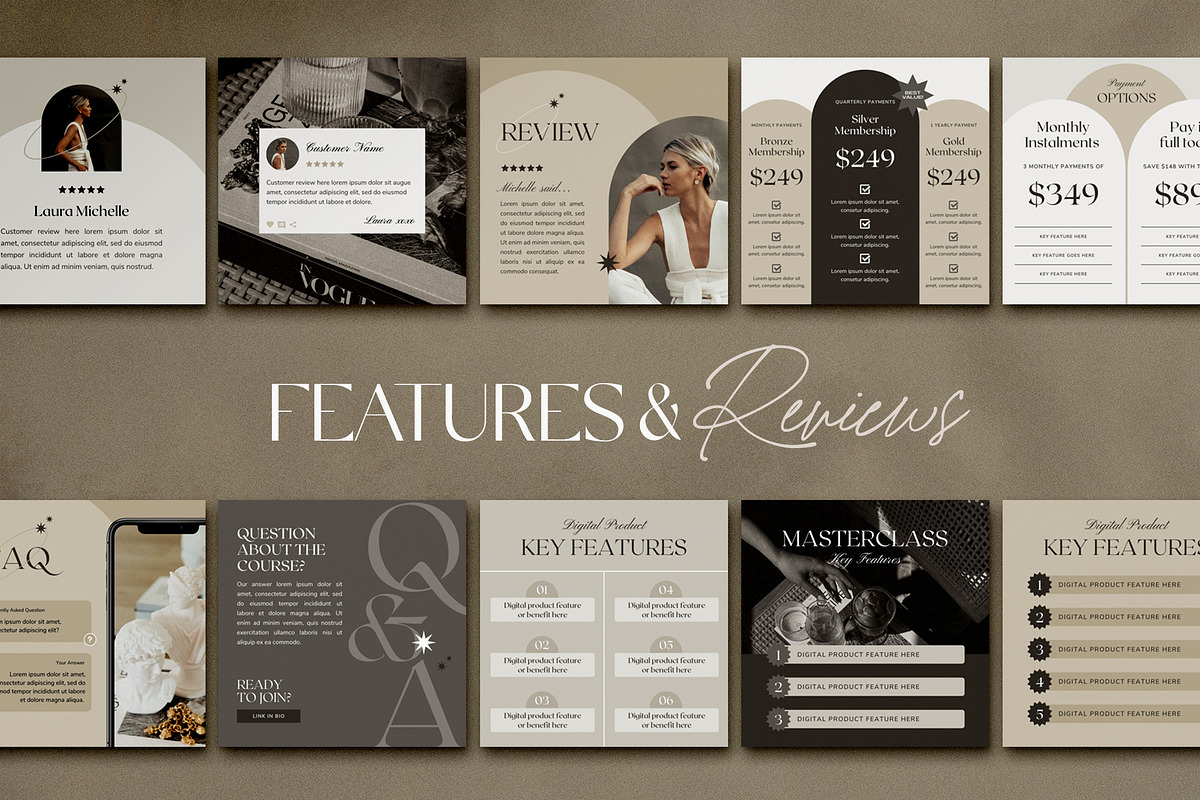 Coach + Course Creator Bundle CANVA, a Magazine Template by Studio Loire (Photo 69 of 76)