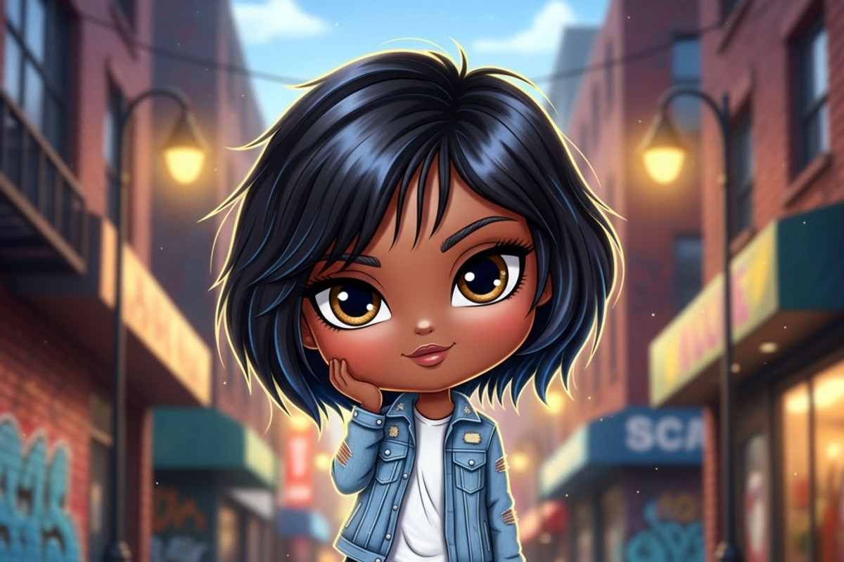 Procreate Chibi Girl Stamps, a Brush Add-On by OneBerryCreations (Photo 5 of 10)
