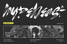 Hypebeast | Raw Brush Font