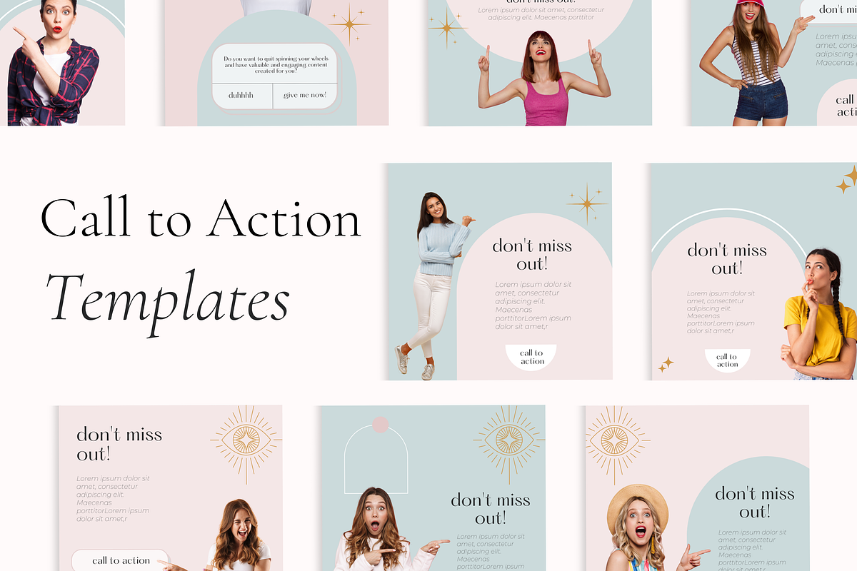 Mystic Instagram Bundle, a Social Media Template by Marketing Templates Co. (Photo 14 of 21)