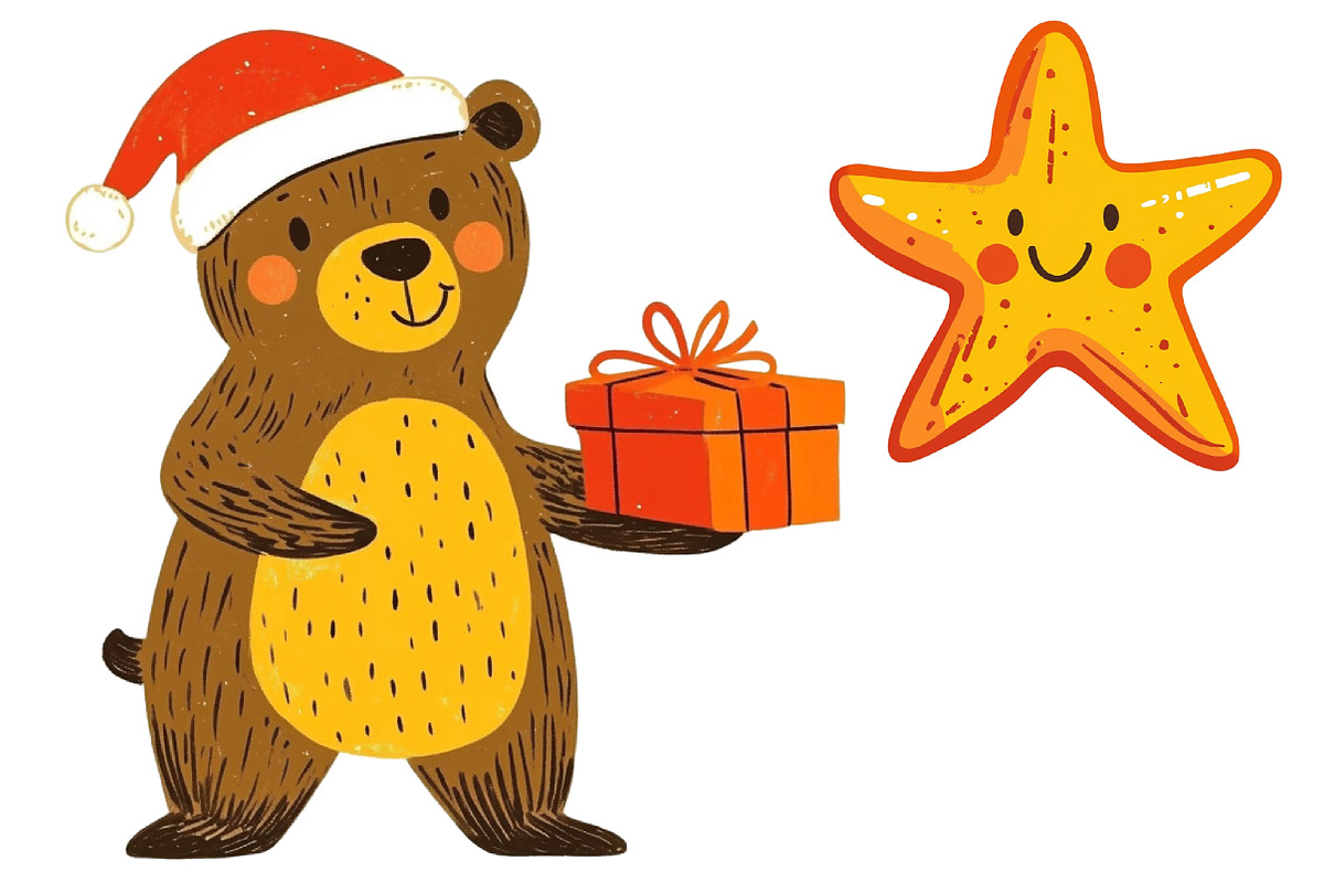 Whimsical Christmas Clipart, an Illustration by Designworld (Photo 4 of 5)