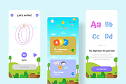 ABC Kid Learning Mobile App, an UI Kit Template by No.13 (Thumbnail 3 of 3)