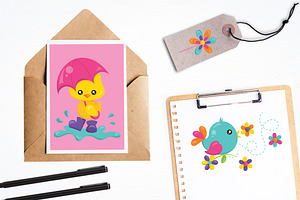 Spring Bugs Illustration Pack