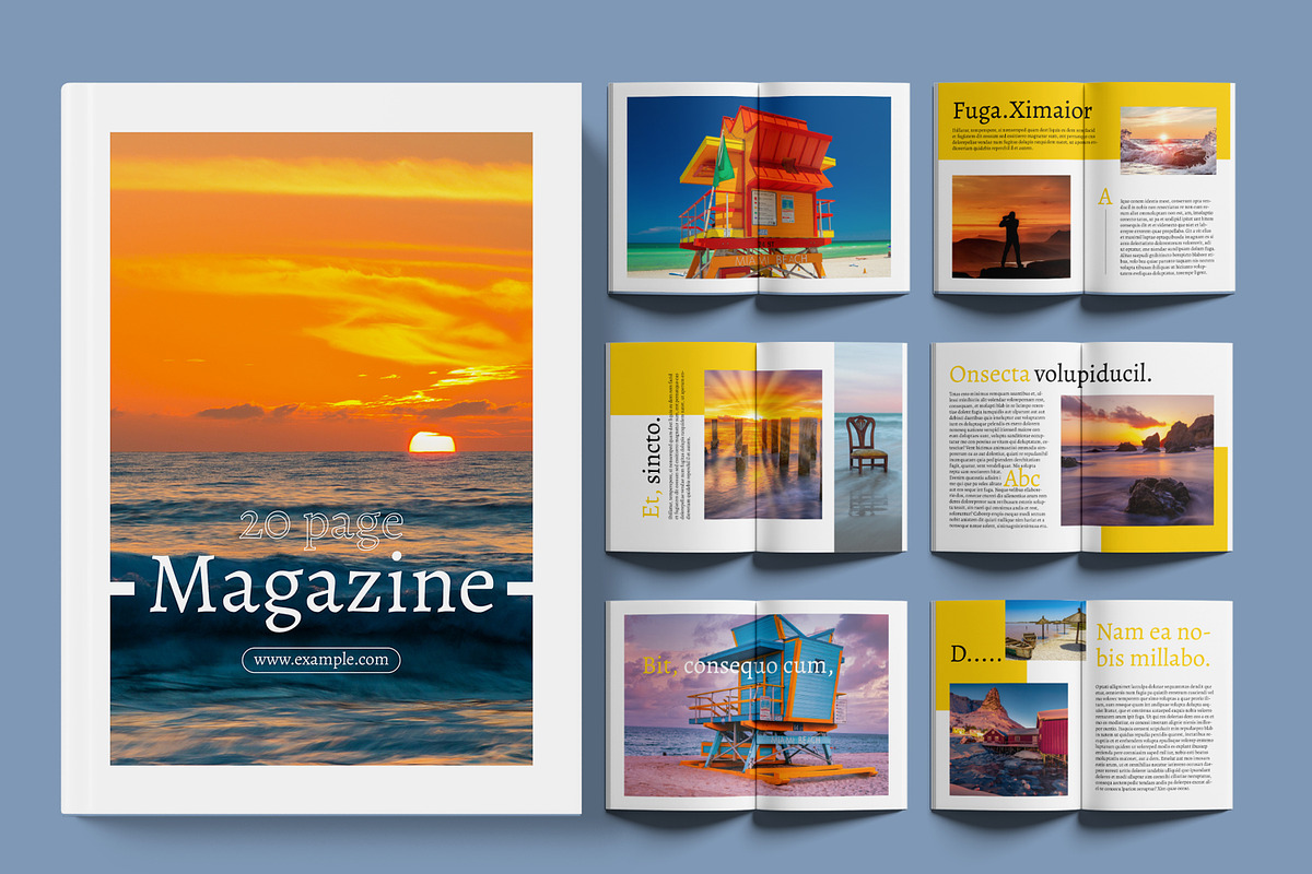 Magazine Template, a Magazine Template by ContestDesign (Photo 1 of 4)