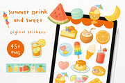 Summer Sweet Goodnotes Stickers, an Illustration by mimimeow (Thumbnail 1 of 3)