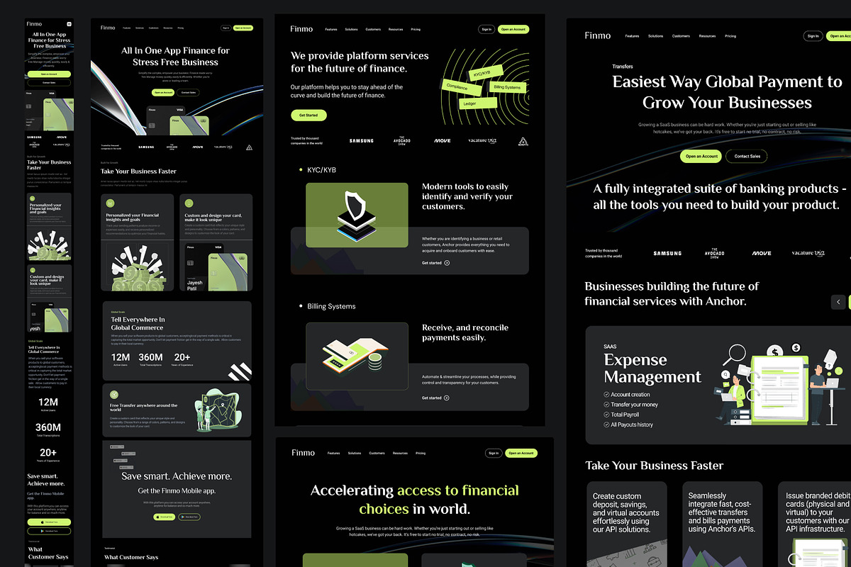 SaaS Website | Finance Website UI Ki, an UI Kit Template by Muhammad_Ahmad (Photo 3 of 6)