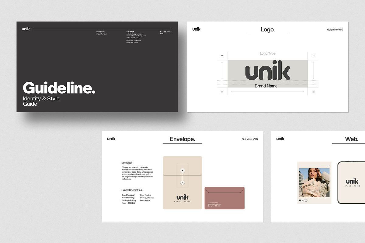 UNIK/Guideline Presentation Template, a Presentation Template by SlideStock (Photo 10 of 12)