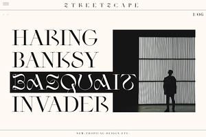 Yorker - Experimental Serif Typeface