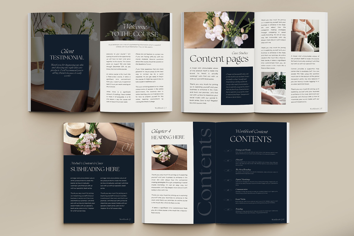 Workbook Template Canva, a Marketing Template by Instprofi | Studio Estimo (Photo 5 of 9)