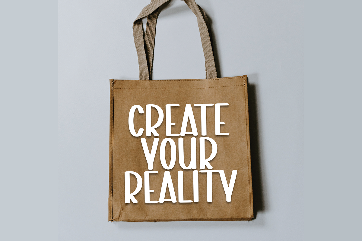 Rainbow Monday | Script Font, a Script Font by Scratchones (Photo 4 of 8)