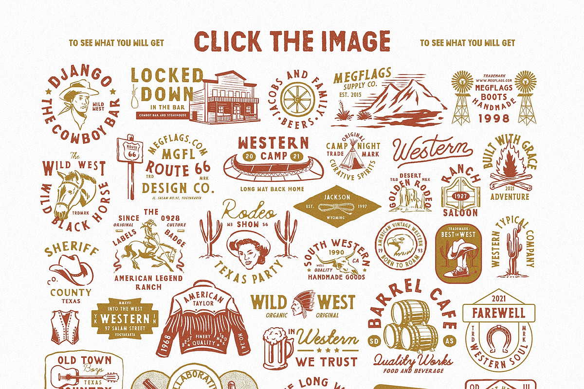 Badfest Vol.2 50 Badge/Logo Template, a Branding & Logo Template by Megflags (Photo 6 of 10)