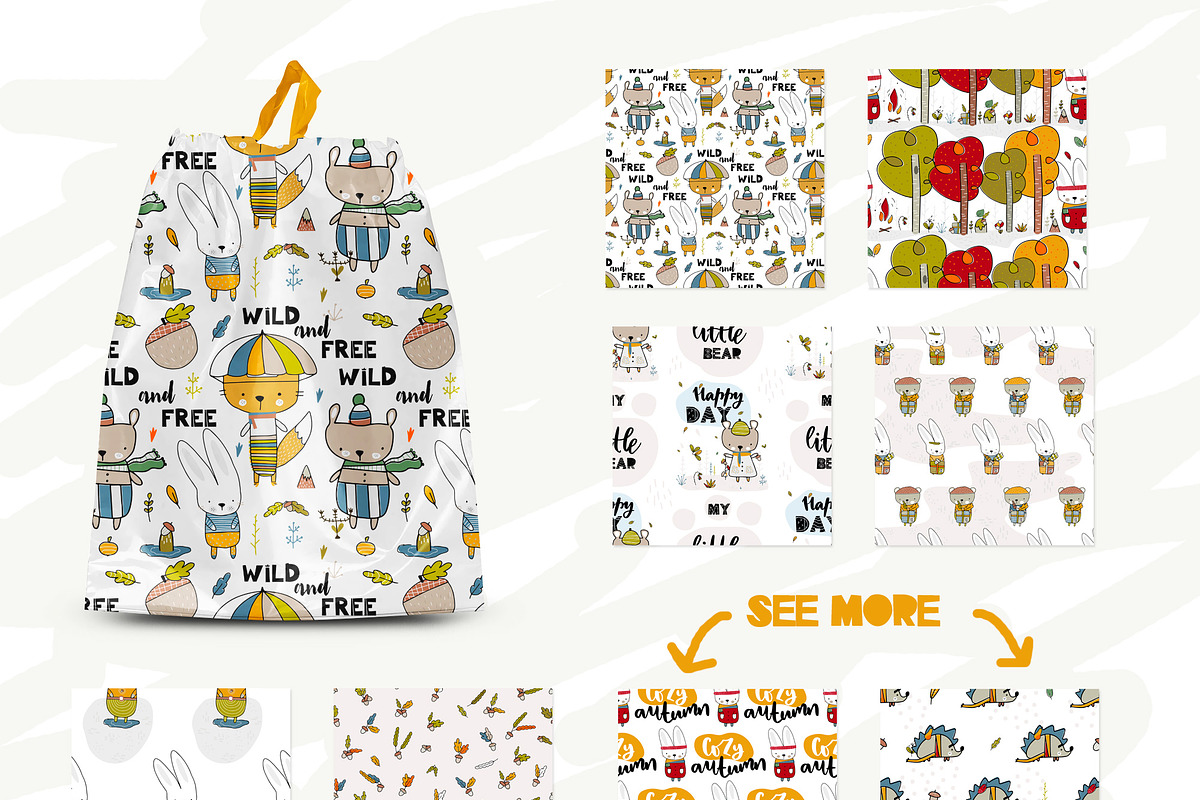 Hello autumn. Vector pack, an Animal Illustration by Alyonka_lis (Photo 3 of 7)