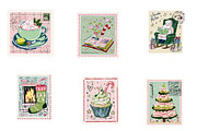 hand drown bookish christmas clipart, an Illustration by CreationArt (Thumbnail 3 of 4)