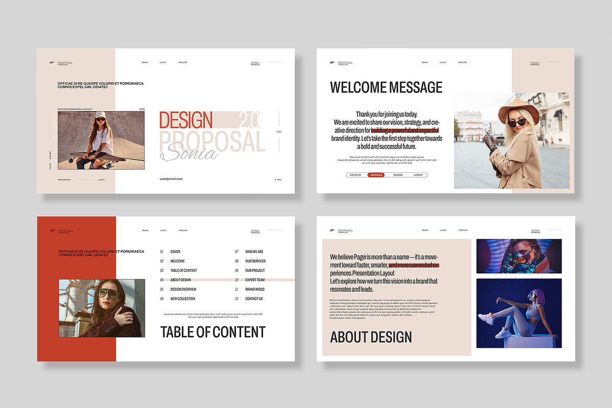 Design Proposal Presentation Template preview 2