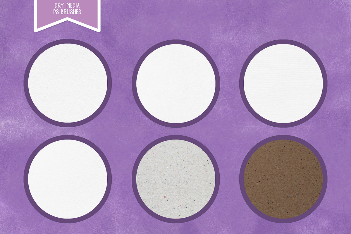 Dry media. Brushes for PS, a Brush Add-On by Leo Studio Design Lab (Photo 6 of 10)