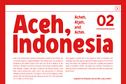 Bener Meriah - Sans Serif Family, a Sans Serif Font by Afkari Studio (Thumbnail 2 of 12)