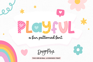 Playful Font, a Handwritten Font by Design Pixie