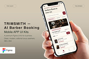 AI Barber Booking & Style Advisor, an UI Kit Template by Pitchlook.Studio (Thumbnail 1 of 4)